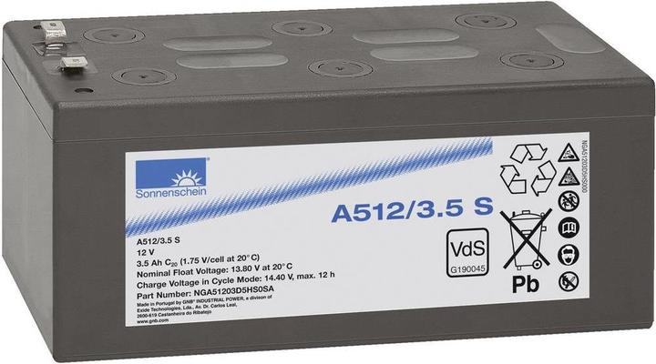 Immagine prodotto Sonnenschein Batteria al piombo 12 V 3,5 Ah GNB A512/