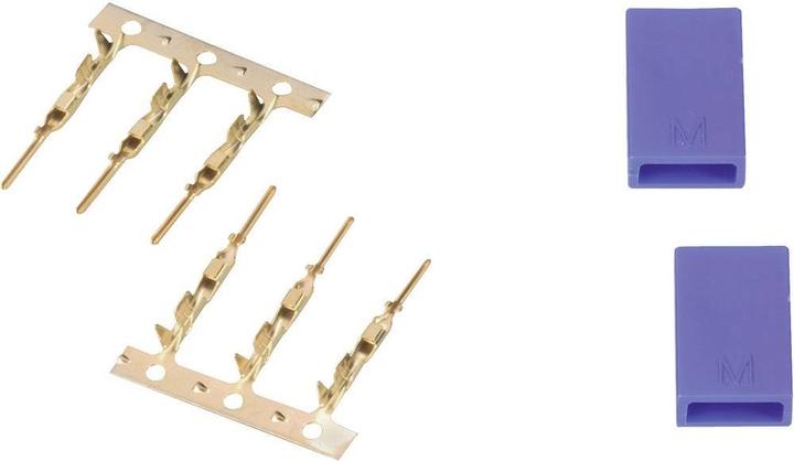 Produktbild Modelcraft Servo-Stecker lose JR 1 Paar