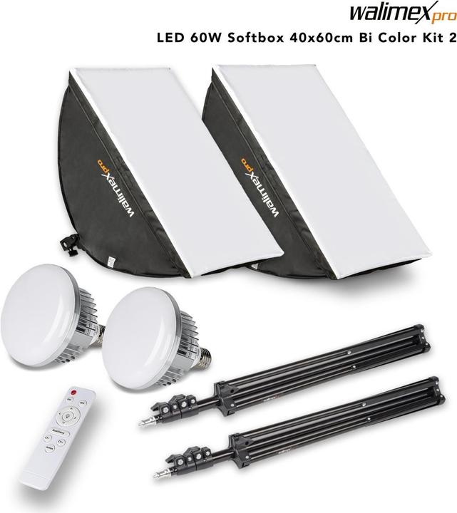 Walimex pro 60W Softbox Bi Color Kit 2 (Soft box)