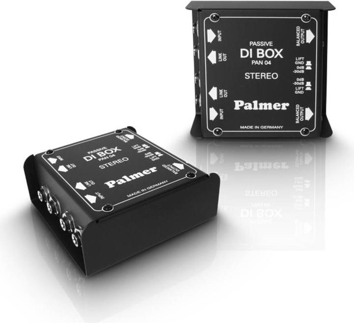 Image du produit Palmer Audio Boîte de direct passive 2 canaux Pro PAN (Boîte de DI)