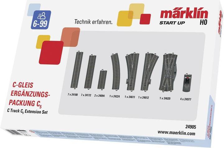 Actual product image Märklin H0 C Track (with ballast) 24905 (Track H0)