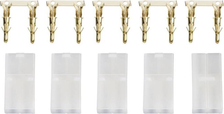 Actual product image Modelcraft Battery connector Tamiya gold plated