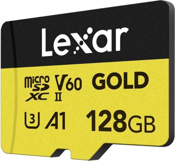 Lexar Gold (128 GB, microSDXC, U3, UHS-II)