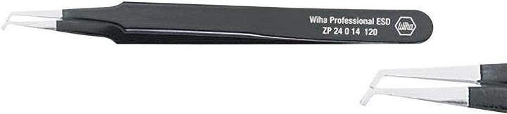 Wiha SMD-Pinzette Flach, gebogen 45
