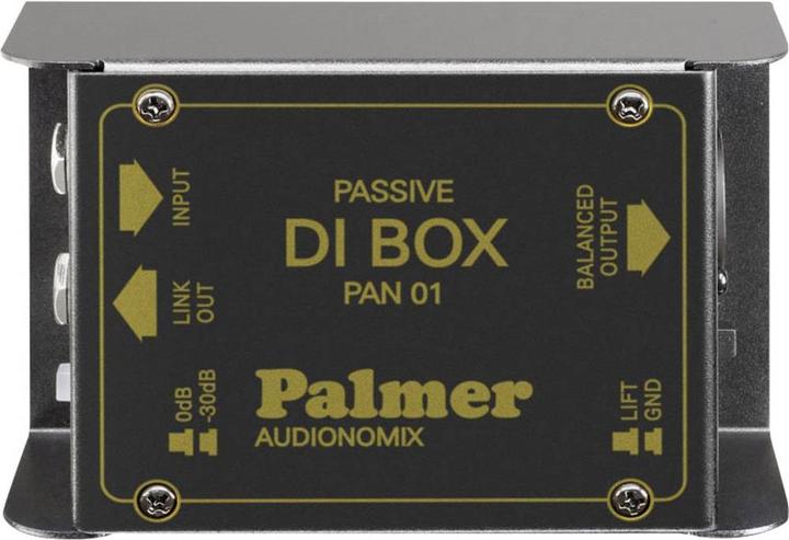 Image du produit Palmer Audio Boîte de direct passive 1 canal Pro PAN (Boîte de DI)