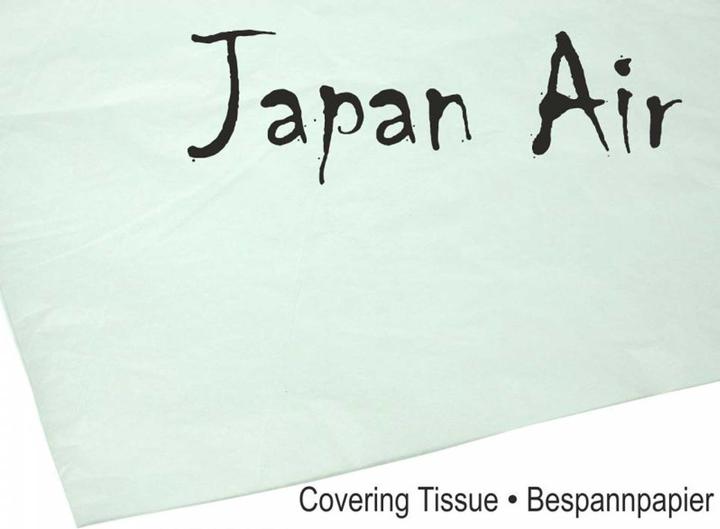 Image du produit Modellbau Lindinger japan air papier entoilé 16g blanc 500 x 750 mm 10pcs. roulé