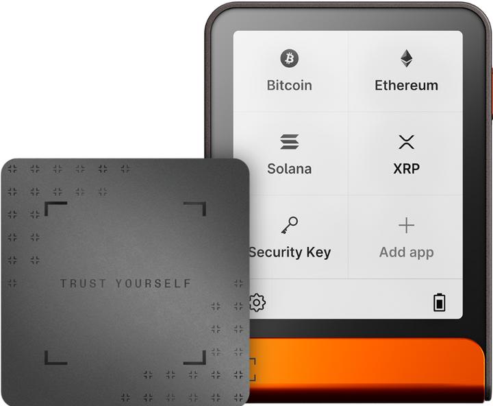 Ledger Flex - Bitcoin Orange inkl.Recovery Key (Bitcoin, Ethereum Classic)