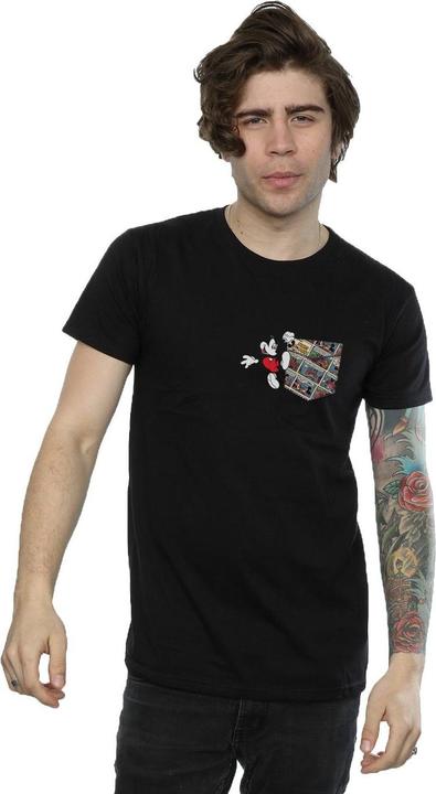 Produktbild Disney Mickey Mouse Comic Strip Faux Pocket TShirt (M)