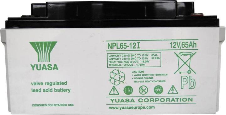 Image du produit Yuasa Batterie au plomb 12 V 65 Ah NPL65-12 N (12 V, 65000 mAh)