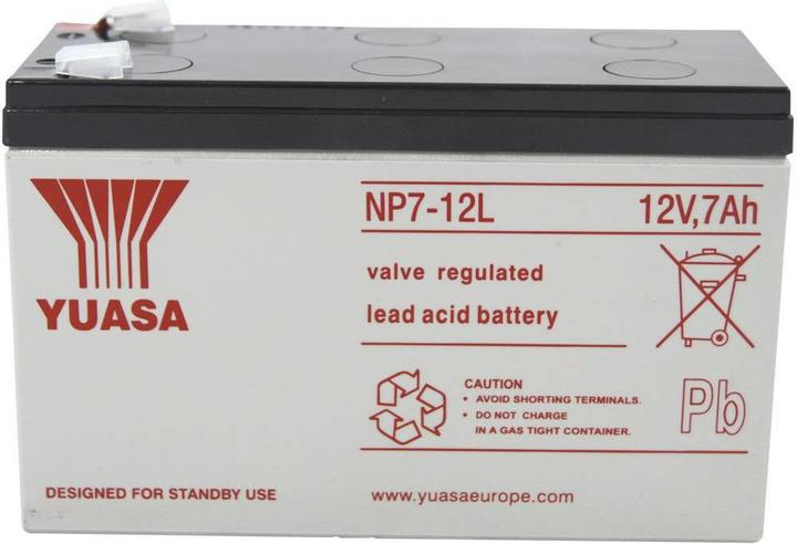 Produktbild Yuasa Bleiakku 12 V 7 Ah NP7-12 L YU (12 V, 7000 mAh)
