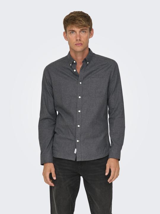 Produktbild Only & Sons Normal geschnitten Hemdkragen Hemd Hemd (XL)