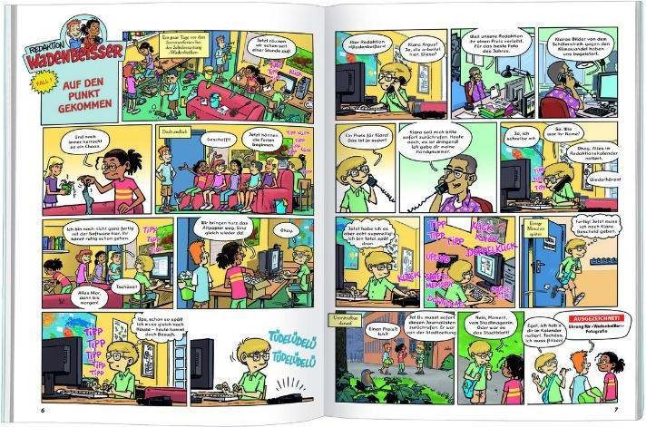 Produktbild GEOlino Wadenbeisser - Geniale Krimi-Comics Band 8 (Deutsch, Ina Rometsch, Bernhard Speh, 2021)