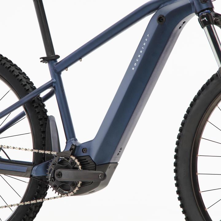 Actual product image Rockrider 29" Hardtail Electric Mountain Bike E-EXPL 520 - Midnight Blue