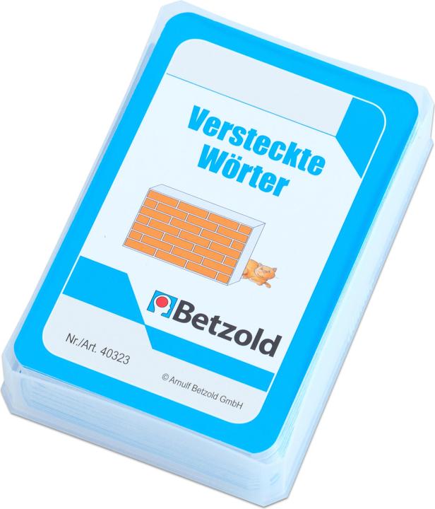 Produktbild Betzold Versteckte Wörter - Kartensatz für den Magischen Zylinder (Deutsch)