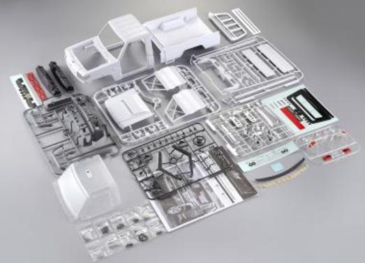 Actual product image Rc4Wd Land Cruiser LC70 Body Set