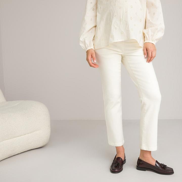 La Redoute Collections Gerade Umstandsjeans mit hohem Dehneinsatz am Bund (42)