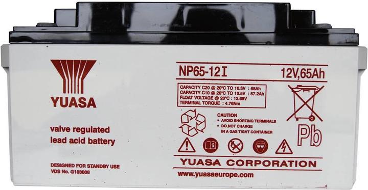 Immagine prodotto Yuasa Batteria al piombo 12 V 65 Ah NP65-12 NP (12 V, 65000 mAh)
