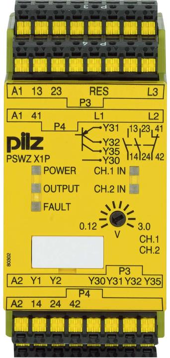 Image du produit Pilz 787950 PSWZ X1P C 3V/24-240VACDC 2n/o 1n/c2so