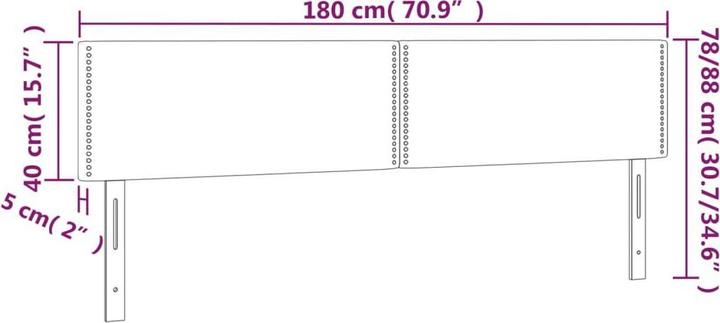 Immagine prodotto VidaXL Zobor (180 x 5 x 88 cm)