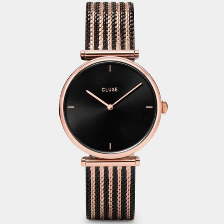 Immagine prodotto Cluse Triomphe Mesh Rosé (Orologio da polso analogico, 33 mm)