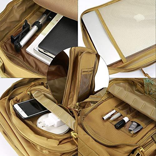Image du produit Only-Bags.Store Sac à dos tactique militaire, Grande capacité 3 jours Armée Assault Pack Bag Go Bag Sac à dos pour