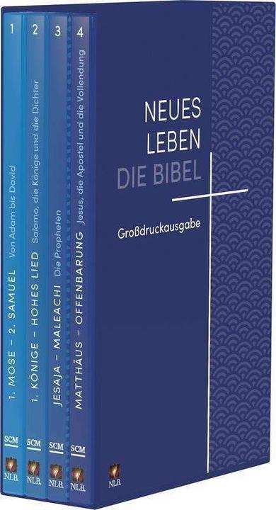 Neues Leben. Die Bibel, Grossdruckausgabe in 4 Bänden (Deutsch, Bibelausgaben-Neues Leben, 2018)