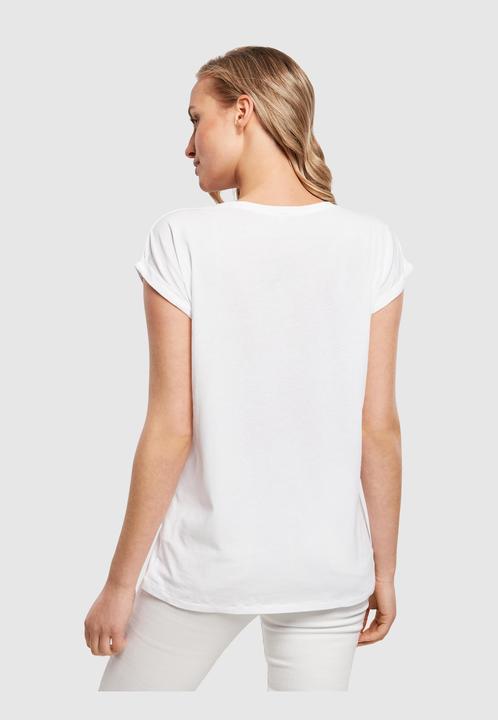 Produktbild Merchcode Ladies Peace - Flag Peace Extended Shoulder T-Shirt - 161391 (XS)