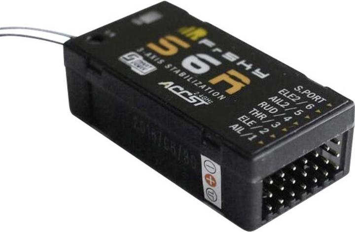 Actual product image FrSky 6-channel receiver S6R Gyro 2,4