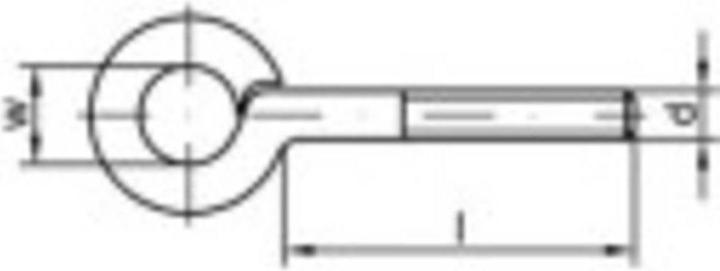 Immagine prodotto Toolcraft Occhielli filettati tipo 48 (Ø x L) 12 (50 pz.)