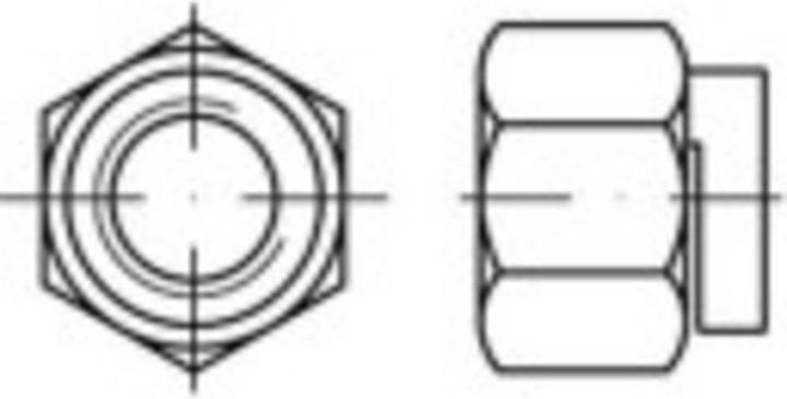 Image du produit Toolcraft Écrous de blocage M10 acier ga (M10)