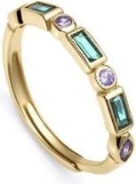 Viceroy Beautiful gold-plated ring with zirconia 9120A0 - Circuit: 55 mm (55)