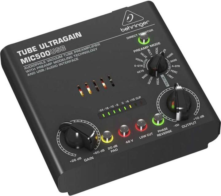 Immagine prodotto Behringer Preamplificatore microfonico a valvole Ul (Preamplificatori)