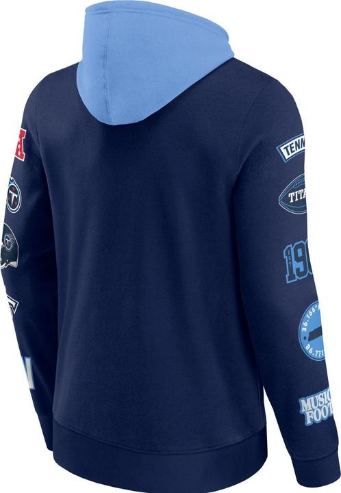 Immagine prodotto Fanatics Felpa con cappuccio Tennessee Titans NFL Sleeve Prints - L (L)