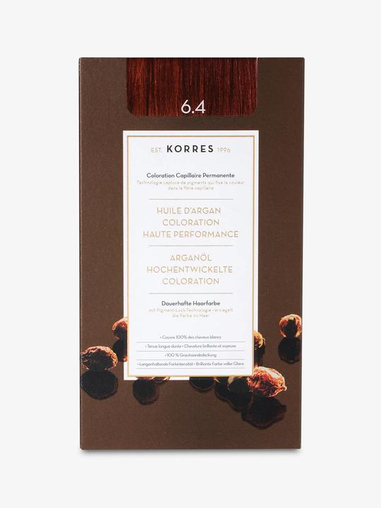 Image du produit Korres Colorant pour cheveux à l'huile d'argan (No. 6.4 - Blond foncé cuivre foncé)