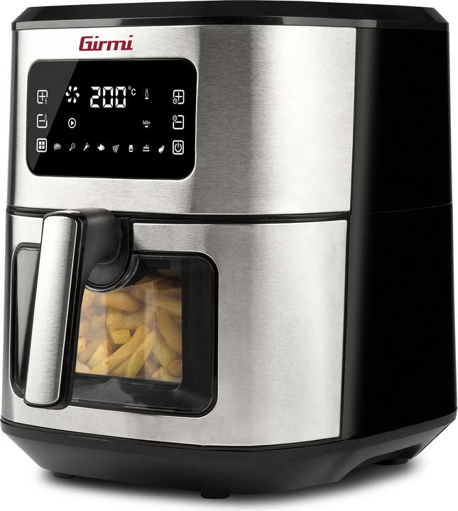 Actual product image Girmi FG8800 Deep Fryer Single 6.5 L Independent 1700 W Hot Air Fryer Black, Steel i