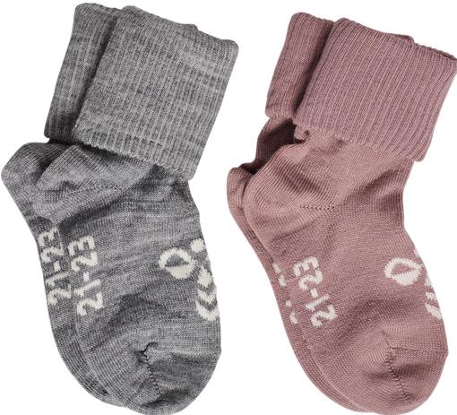 Actual product image hummel hmlMINI WOOL 2-PACK SOCKS (18 - 20)
