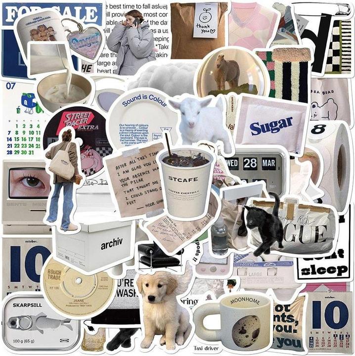 Image du produit JTI Autocollants - différents motifs - 50 pièces