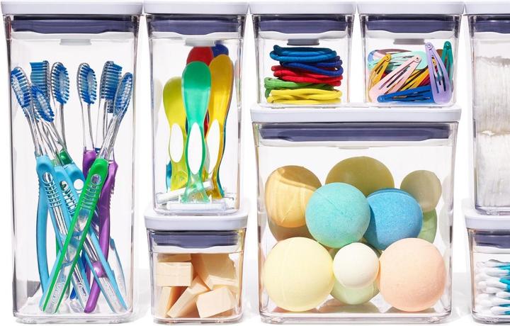 Actual product image OXO Good Grips 3 Piece Rectangular POP Container Set with Spoon (2.60 l)