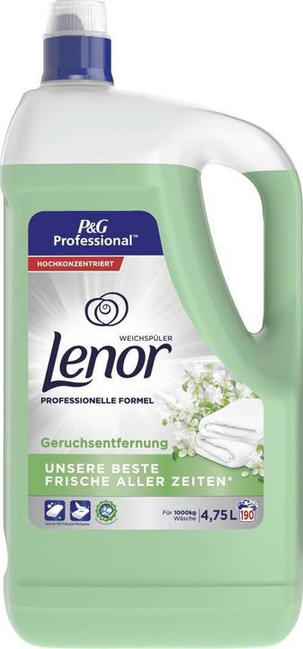Lenor Fabric softener Fresh Odour Eliminator, 4,75 l (190 Waschgänge, Flüssigwaschmittel)