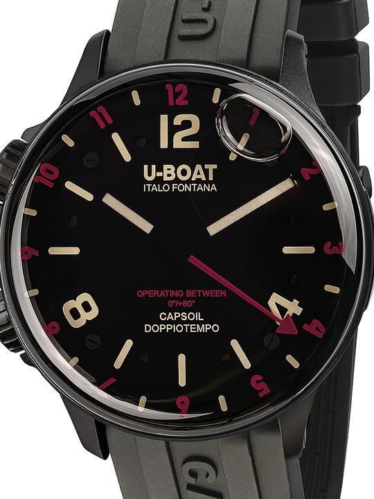 U-Boat 8841 Capsoil Doppiotempo DLC GMT 45mm 10ATM (Analoguhr, 45 mm)