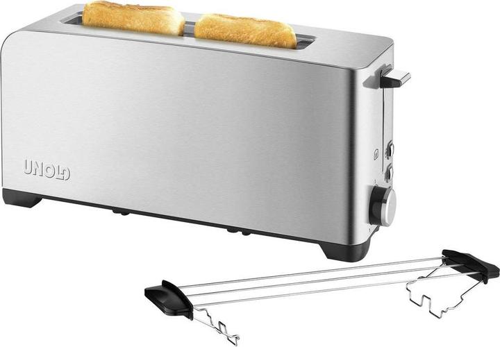 Unold Grille-pain à fentes longues avec petits pains