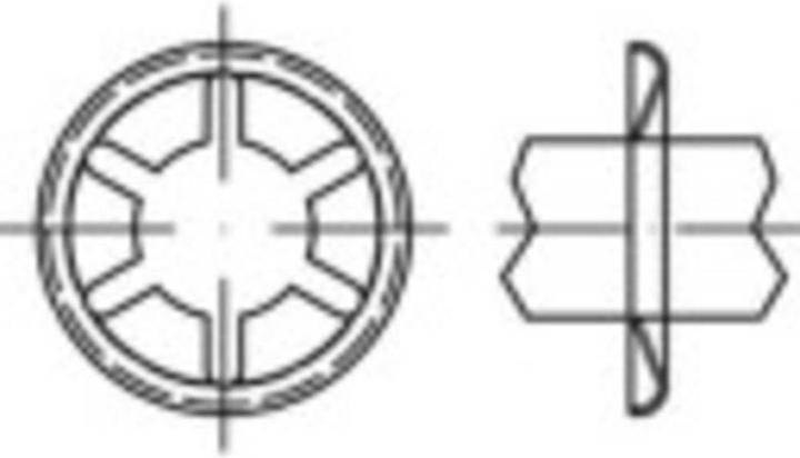 Produktbild Toolcraft Achsen-Klemmringe Aussen-Durch