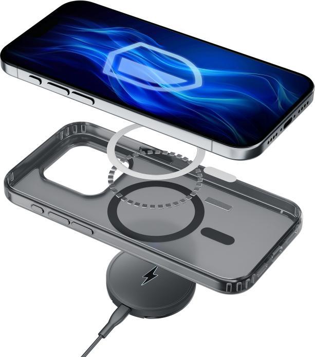 Actual product image 3MK Apple iPhone 14 - Frosty MagCase Bla ck (Apple iPhone 14)