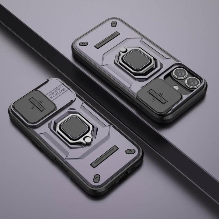 Actual product image Cover-Discount iPhone 16 - Armor Case with kickstand (Apple iPhone 16)