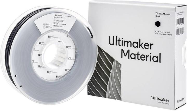 Produktbild Ultimaker Tpu 95a (TPU, 2.85 mm, 750 g, Schwarz)