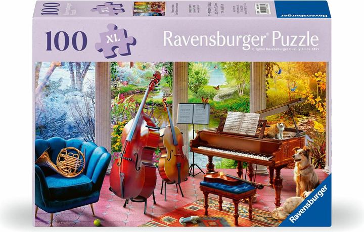 Ravensburger Puzzle 12001366 - Musikalische Jahreszeiten - Puzzle für ältere Menschen und Senioren (100 Teile)