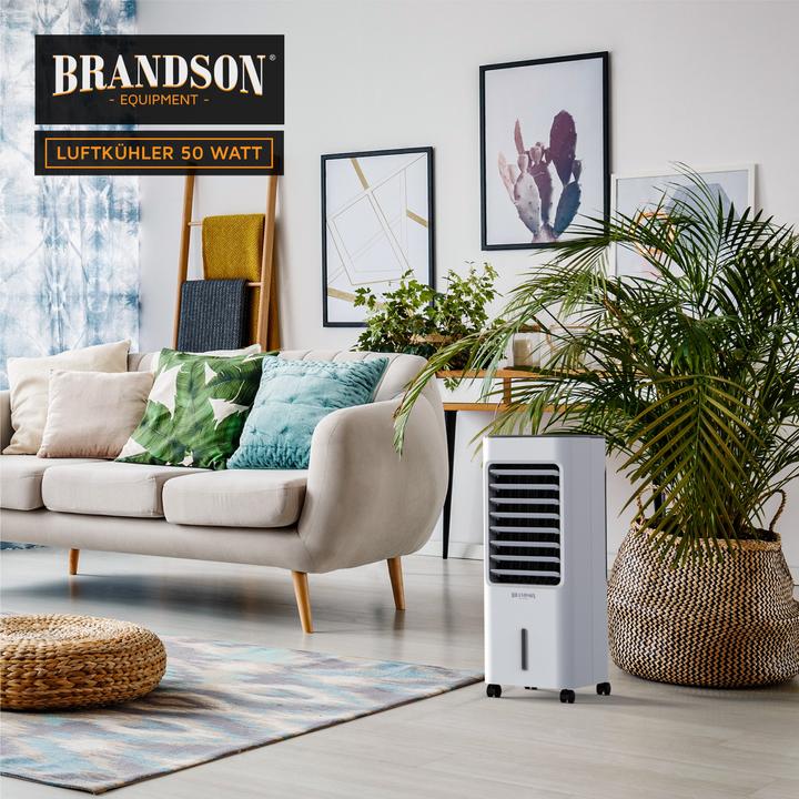 Produktbild Brandson Turmventilator mit Wasserkühlung, 5L Wassertank, Luftfilter, Luftkühler, Klimagerät, Ventilator, 50W (62 dB)
