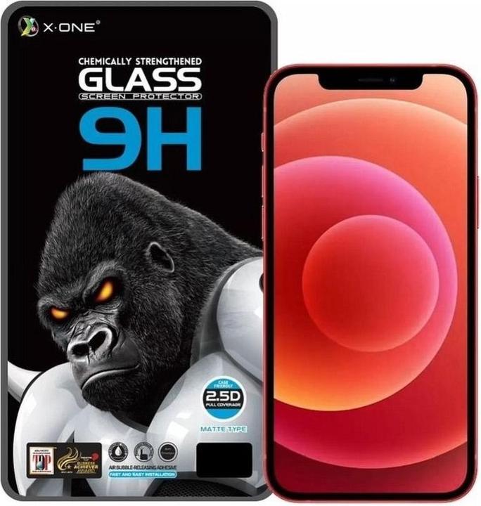 Image du produit Partner Telecom Verre de protection X-One X-ONE Full Cover Extra Strong Matte - pour iPhone 12 mini verre trempé 9H (1 pièce(s), Apple iPhone 12 mini)