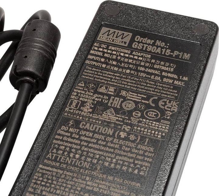 Immagine prodotto MeanWell Power Adapter Desk Top C14 15V ErP 90W (90 W)