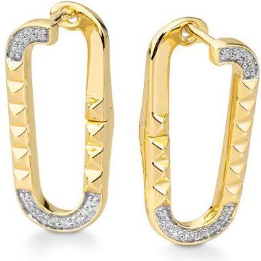 Breuning OHRSCHMUCK - BRILL. 0,132 Ct. H/si (585, - Gold)